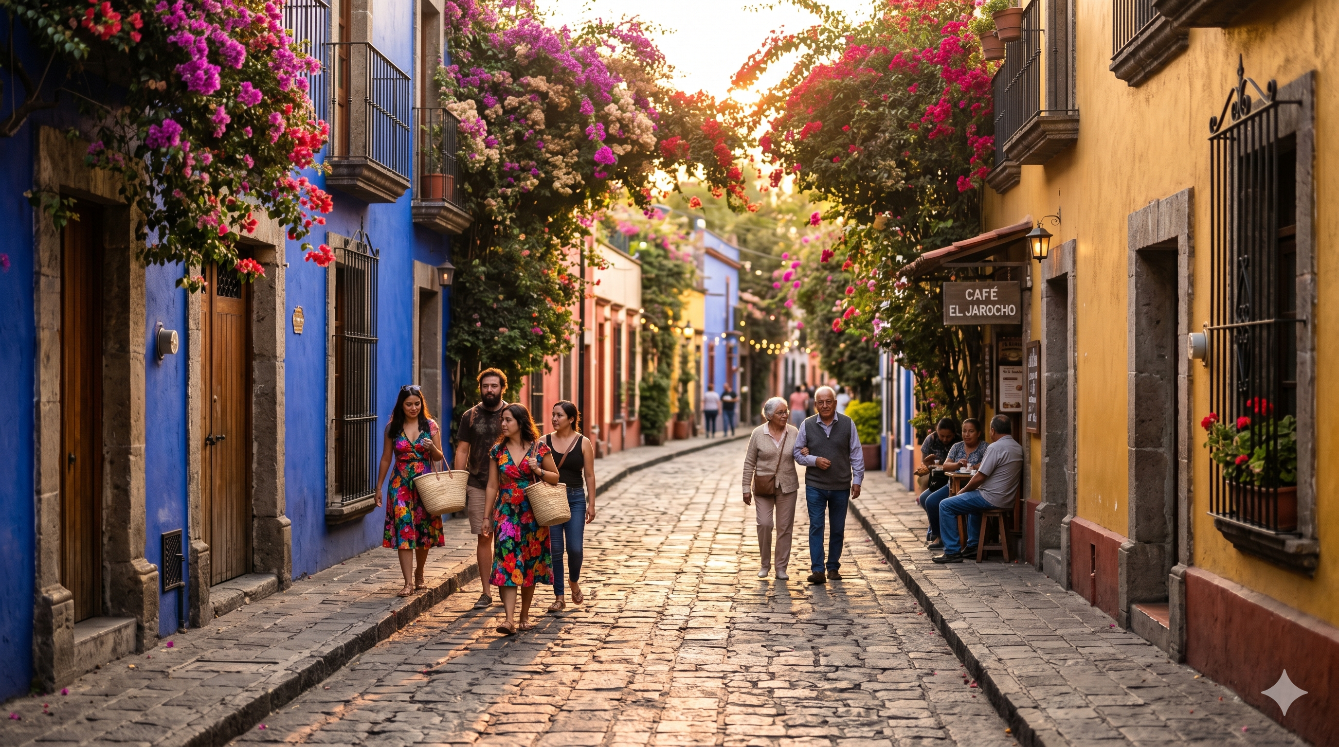Calles coloniales de Coyoacán