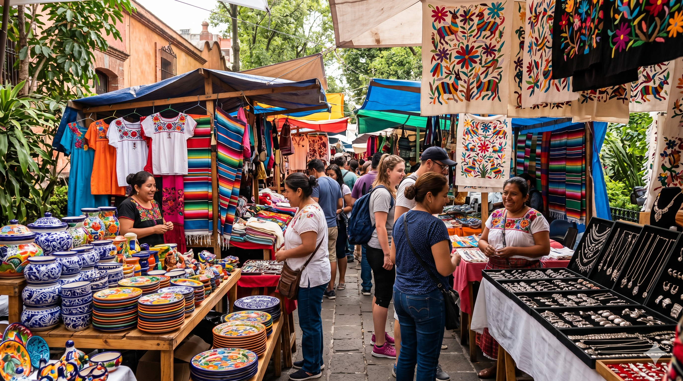Mercado artesanal de Coyoacán